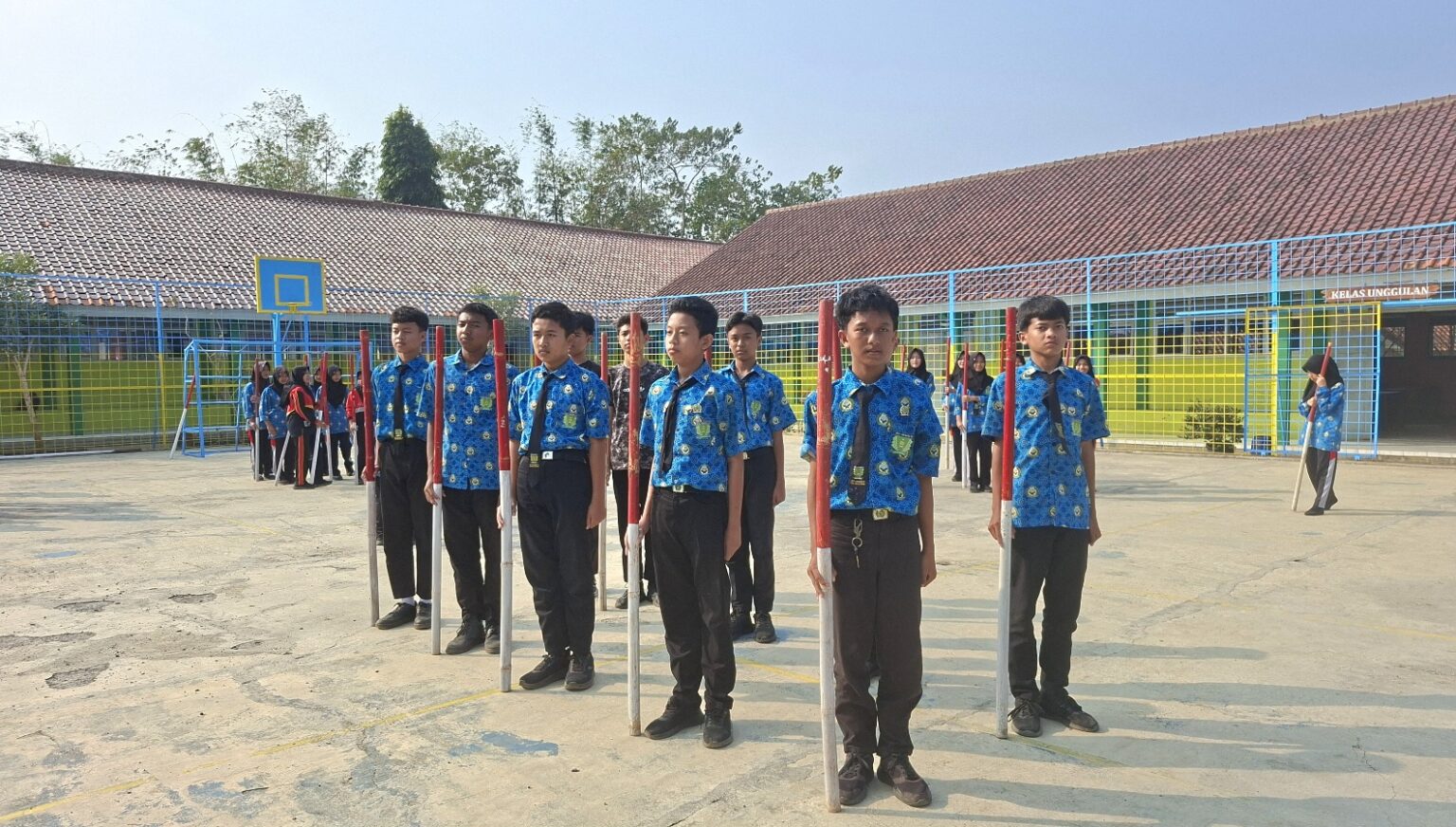 Persiapan Jambore Ranting, Pramuka MTsN 11 Majalengka Tambah Porsi Latihan