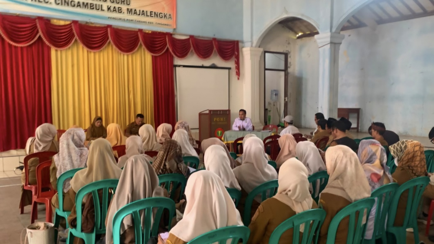 Pembina Pramuka MTsN 11 Majalengka Pimpin Rapat Persiapan Jamran Kecamatan Cingambul